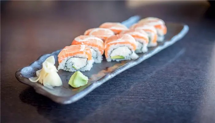 Salmon Roll at Ikoi Sushi, a Sushi restaurant in San Rafael